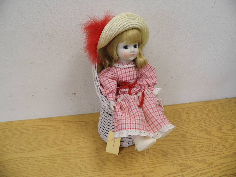 Doll in Wicker Chair