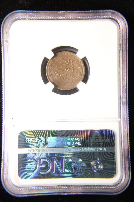 1922 D US WHEAT CENT XF 40 BN NGC CERTIFIED