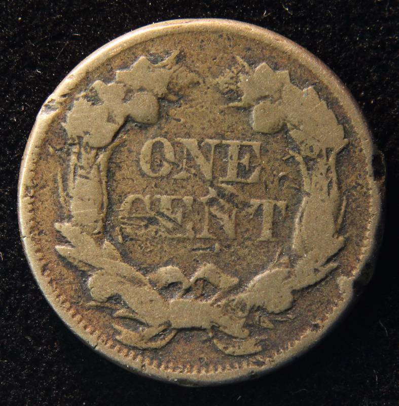 1858 LARGE LETTERS FLYING EAGLE CENT