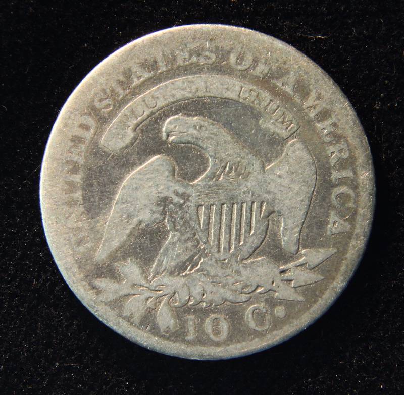 1823 US BUST SILVER DIME