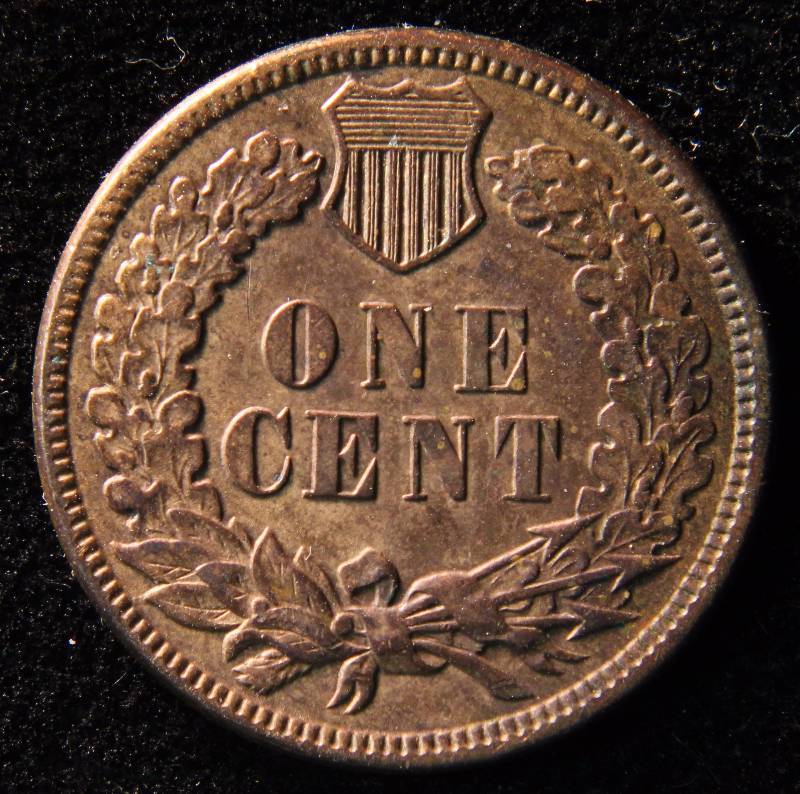 1885 INDIAN HEAD CENT AU DETAILS