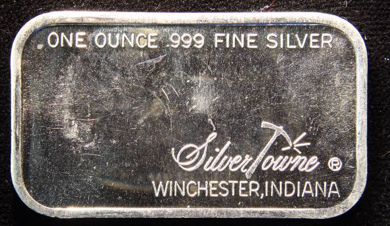 1 TROY OZ. .999 FINE SILVER BUFFALO BAR