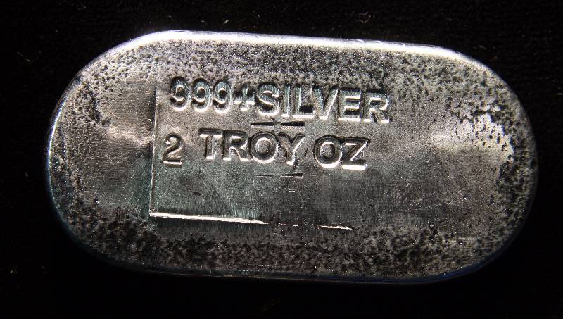 2 TROY OZ. .999 FINE SILVER ENGELHARD AUSTRALIA POURED BAR