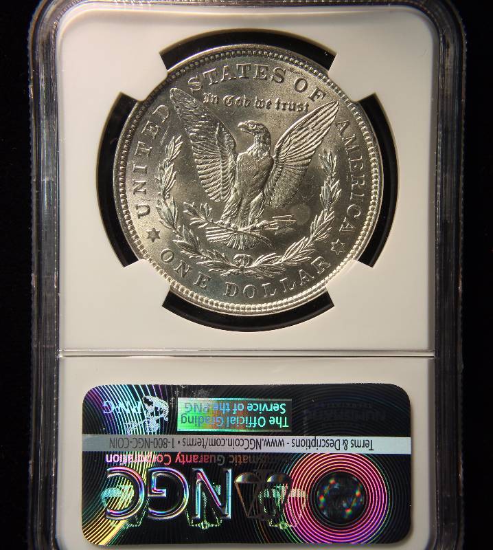 1921 MORGAN SILVER DOLLAR NGC MS62 CERTIFIED