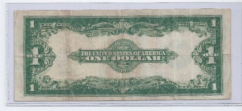 SERIES 1923 LARGE SIZE $1 SILVER CERTIFICATE HORSEBLANKET NOTE