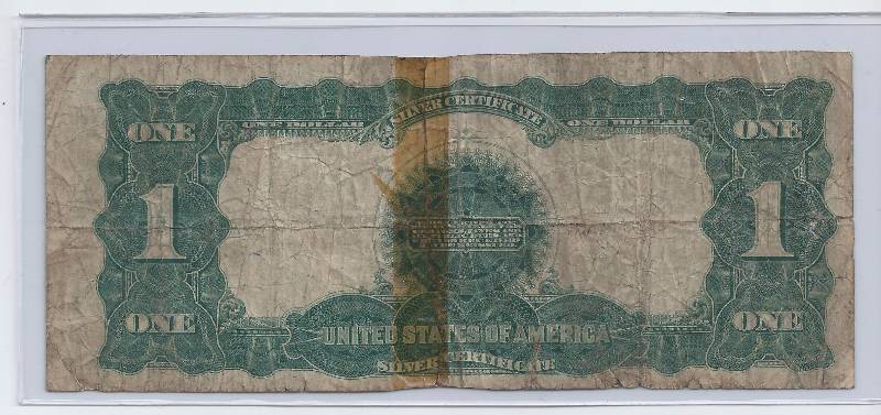 SERIES 1899 LARGE SIZE BLACK EAGLE $1 SILVER CERTIFICATE