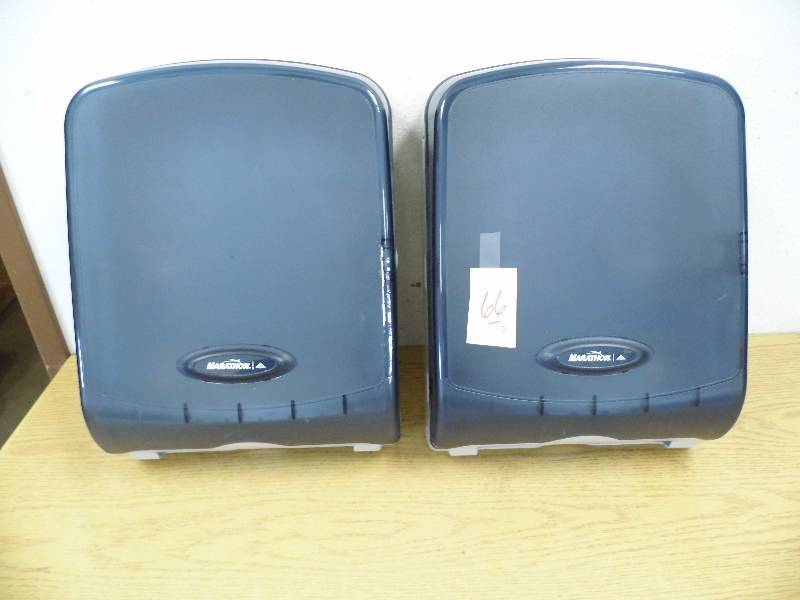 lot 66 image: 2 Marathon Paper Towel Dispensers