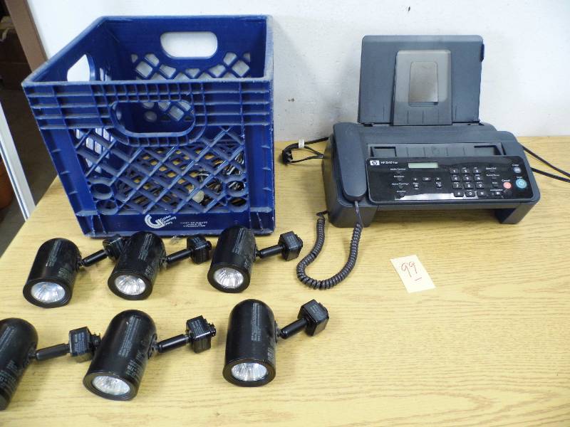 lot 99 image: Track Lights & Fax
