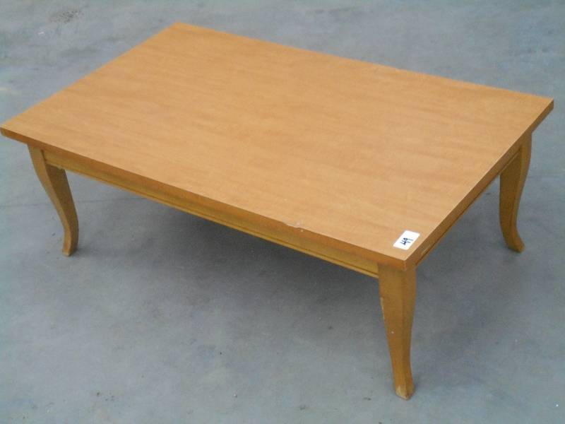 lot 49 image: 24x48 Solid Wood Coffee Table ...