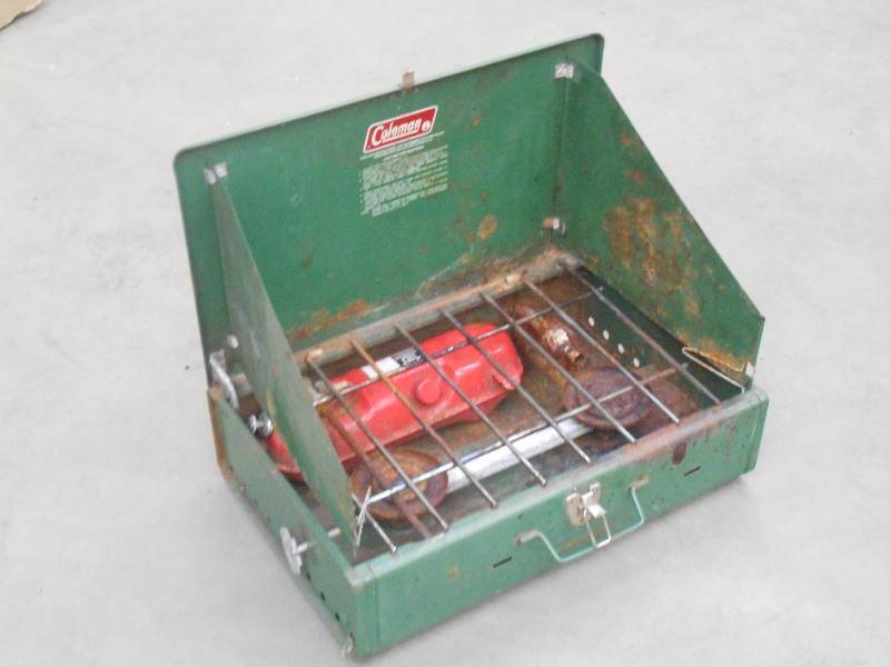 lot 75 image: Coleman Gas Camp Stove, Used ...