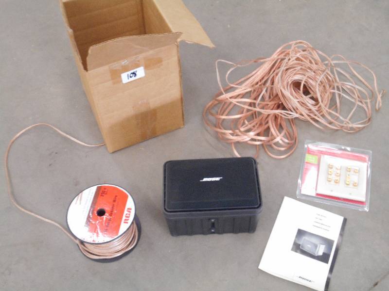 lot 108 image: Bose VS-100 Video Speaker Set With ...