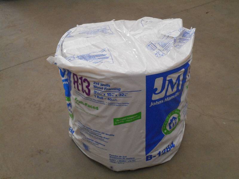 lot 123 image: New Roll Of JM R13 Insulation, 15x...