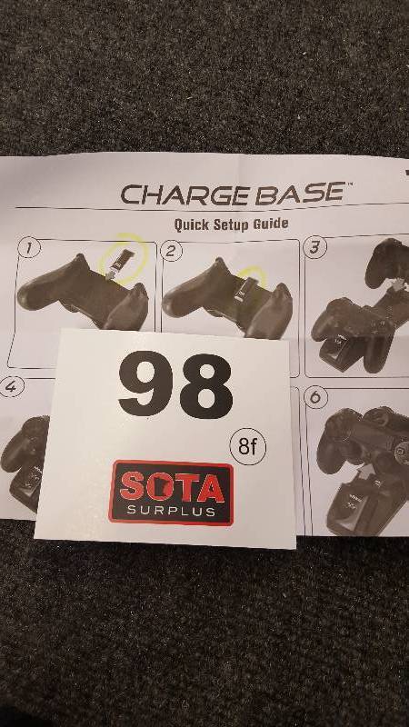 lot 98 image: PS4 DUALSHOCK 4 Charging Station