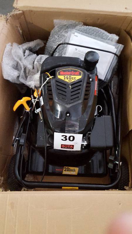 lot 30 image: MasterCraft 21 High Wheel Gas Mower