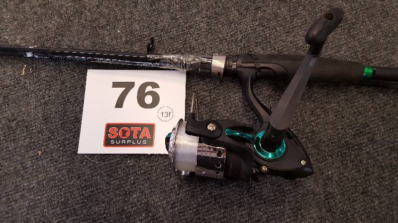 lot 76 image: R2FREADY TO FISH 56ROD AND REEEL COMBO