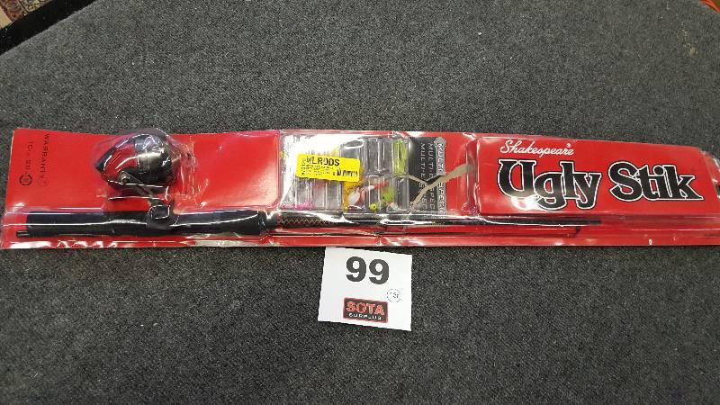 lot 99 image: SHAKESPEAR UGLY STICK SPINCAST KIT
