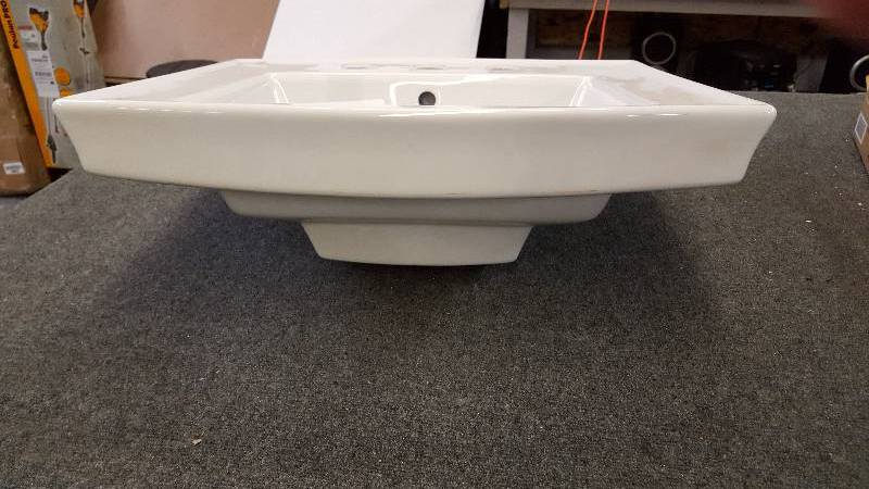 lot 109 image: KOHLER 7.87 in. Pedestal Sink Basin in White