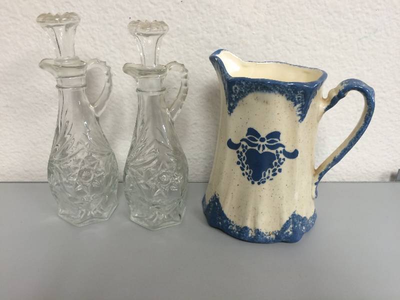 lot 7 image: Decanters and Pitcher