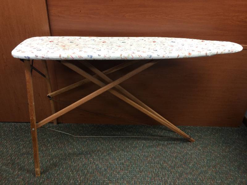 lot 33 image: Vintage Wood Ironing Board