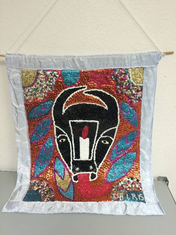 lot 38 image: Mexican Wall Hanging