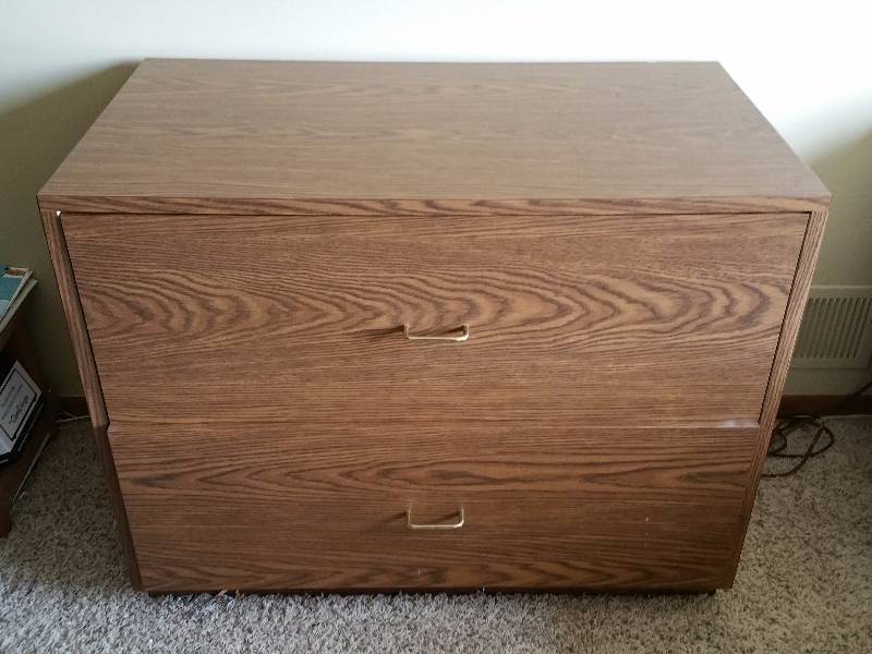 lot 122 image: Two Drawer Filing Cabinet