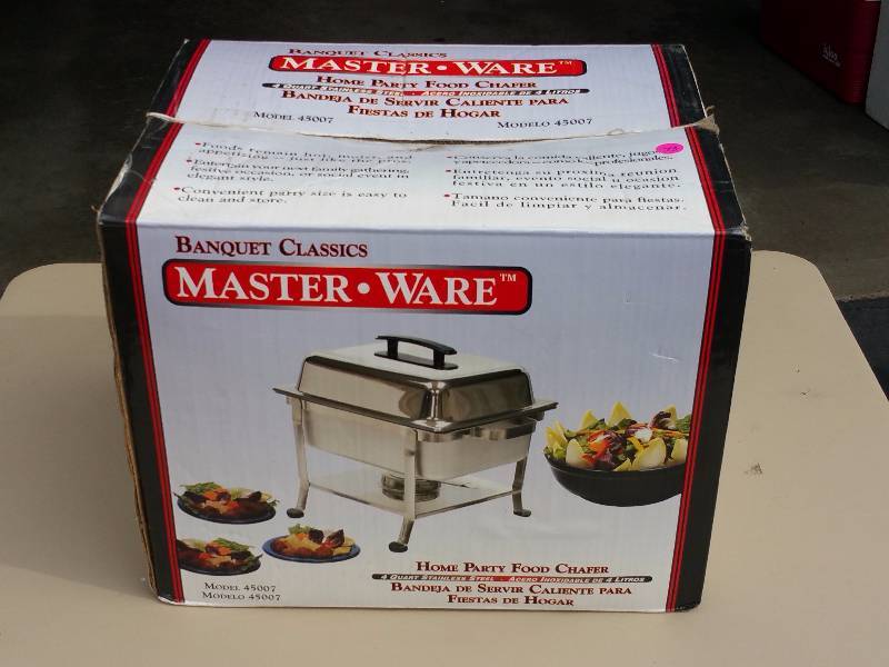 lot 43 image: Home Party Food Chafer