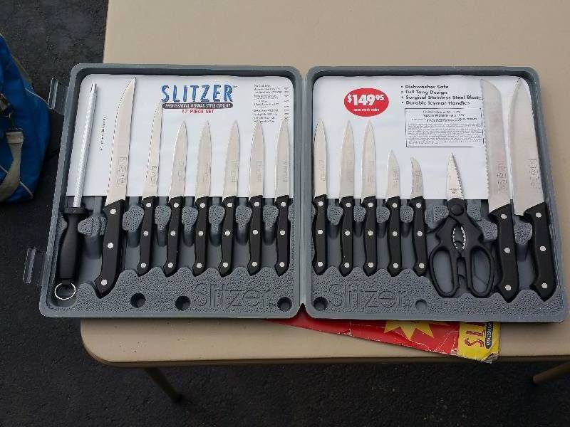 lot 96 image: Slitzer 17 Piece Cutlery Set