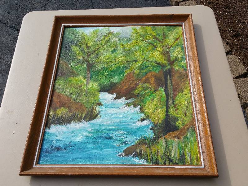 lot 114 image: Original Oil on Board