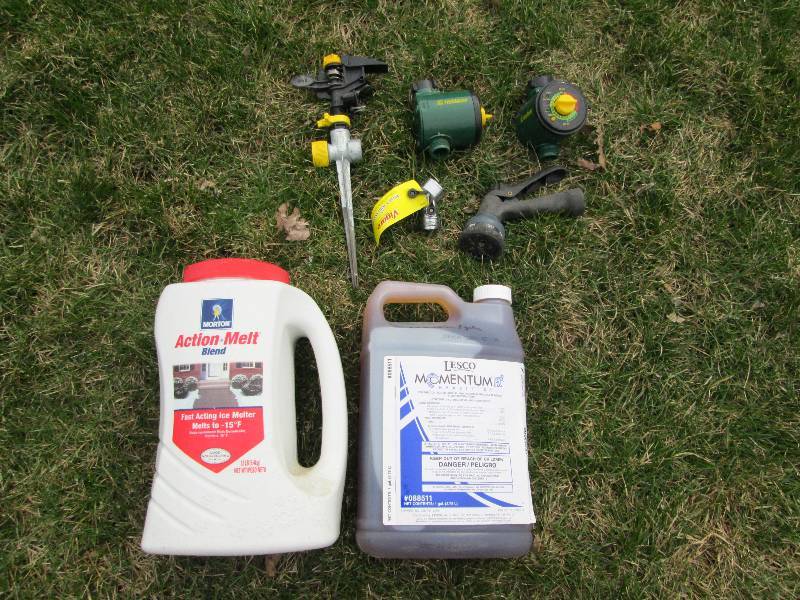 lot 79 image: Outdoor Products  Hose Timers, Sprinkler, Sprayer