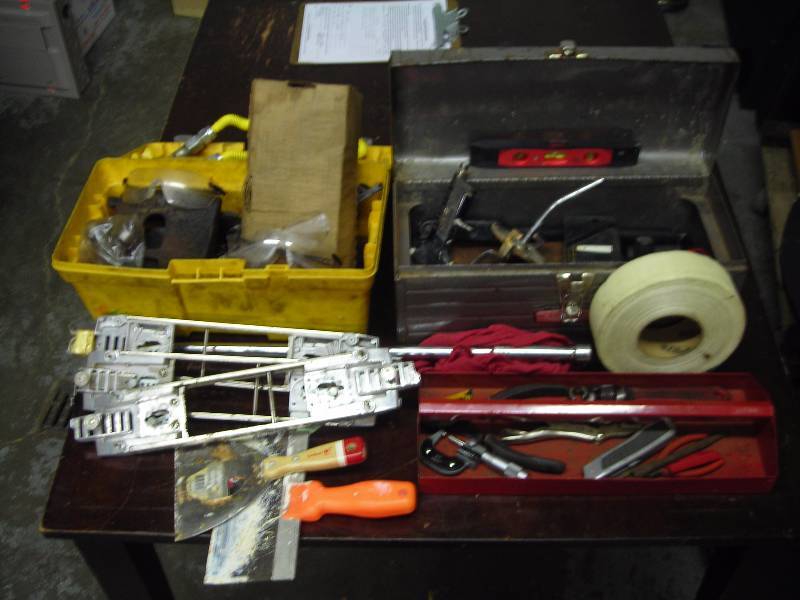 2-Tool Boxes,  Assorted Hand Tools, Hardware & More