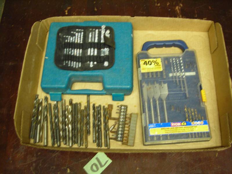 Large Lot Of Drill Bits