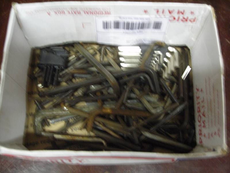 Box Lot Of Metric & SAE Allen Wrenches