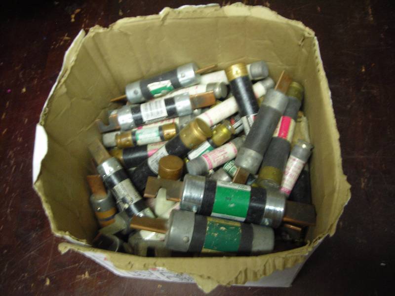 Large Box Lot Of Misc. Fuses