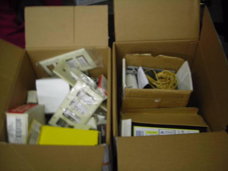 Switches, Plates, Ballasts, Receptacles Most New