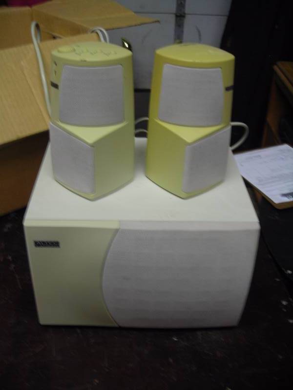Computer Speakers (Base & 2 Satellites)