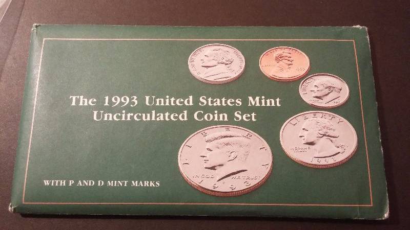 US Mint 1993  P&D - Uncirculated
