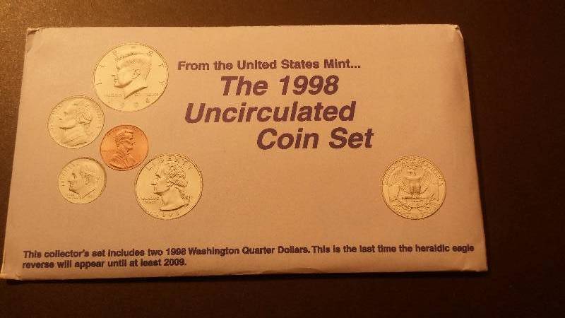 US Mint 1998  P&D - Uncirculated