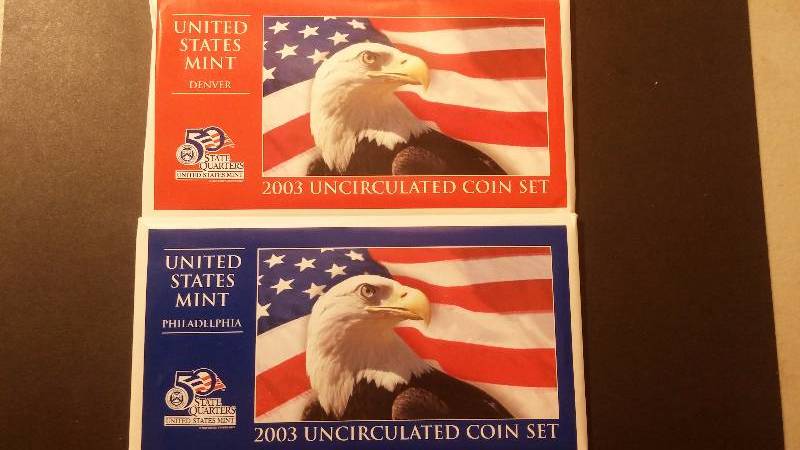 US Mint 2003  P&D - Uncirculated