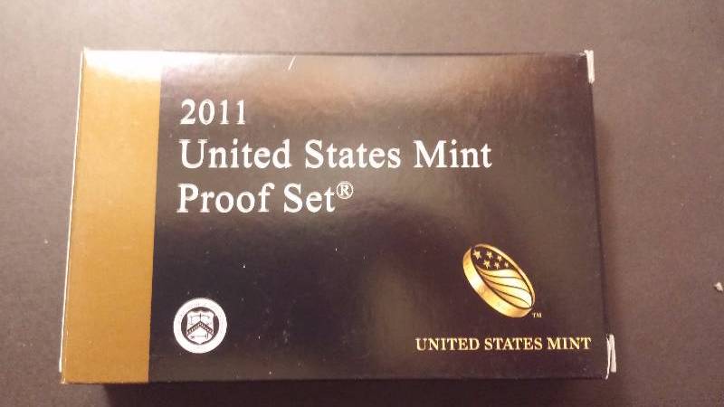 2011 Proof Set Coin - With State Quarters & Presidential Dollar
