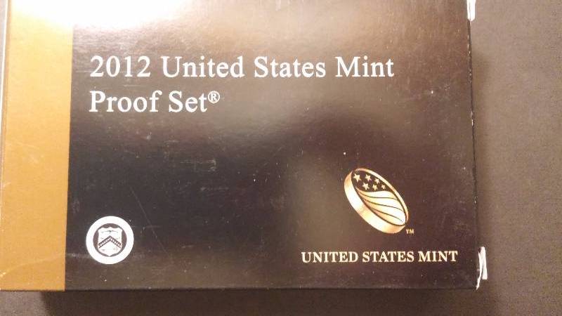 2012 Proof Set Coin - With State Quarters & Presidential Dollar