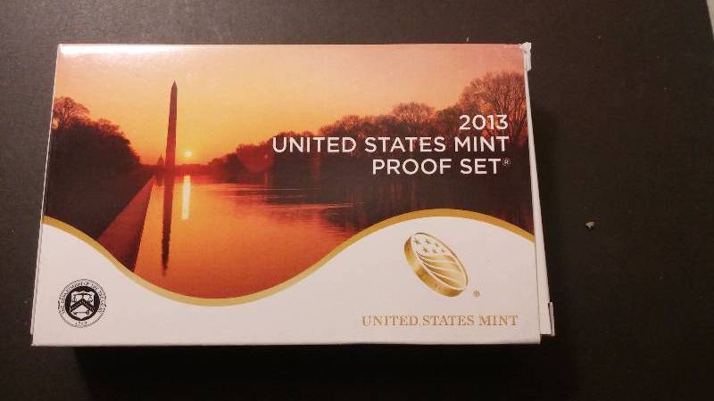 2013 Proof Set Coin - With State Quarters & Presidential Dollar
