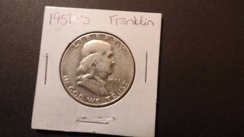 1951 Franklin 12 Dollar - S
