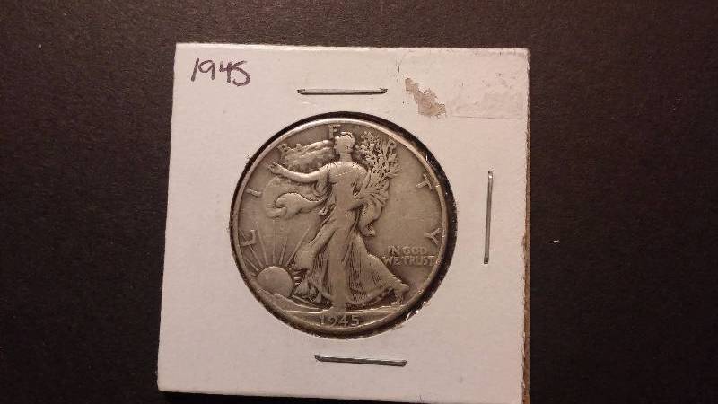 1945 Walking Liberty 12 Dollar