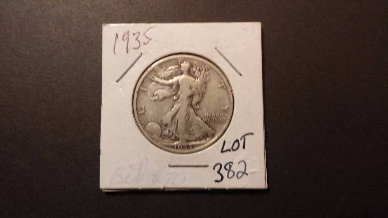 1935 Walking Liberty 12 Dollar