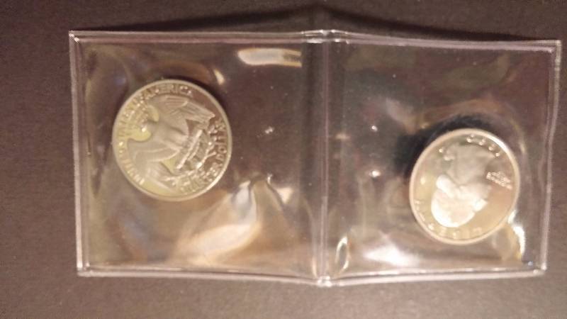 1990-S 1997-S Proof Quarters - Clad