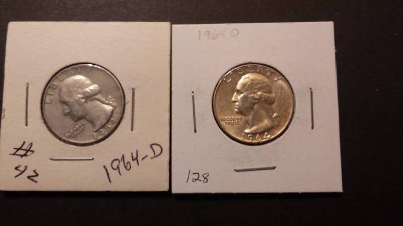 1964-D 1964-D Quarters