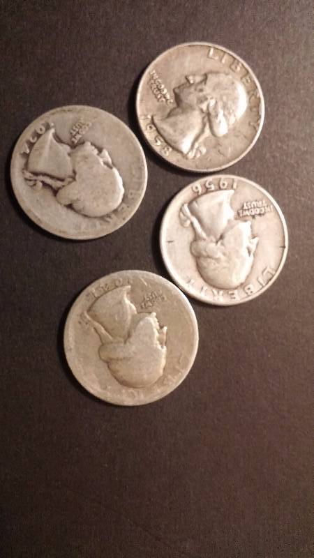 Silver Quarters 1934 1941 1956 1958