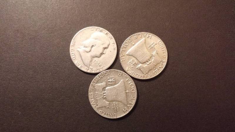 Franklin 12 Dollar 1952 1961-D 1962-D
