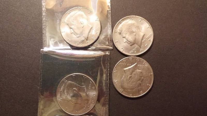 Kennedy 12 Dollar 1972-D 1989-D 1985-D 2004-D