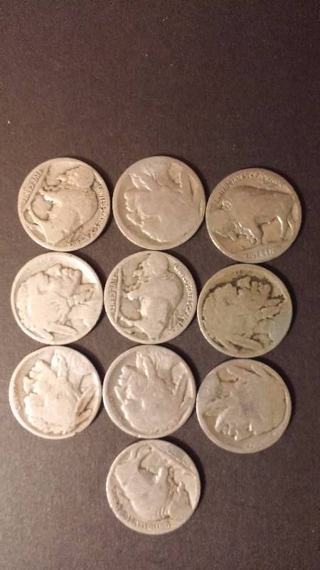 Buffalo Nickels - Various Dates